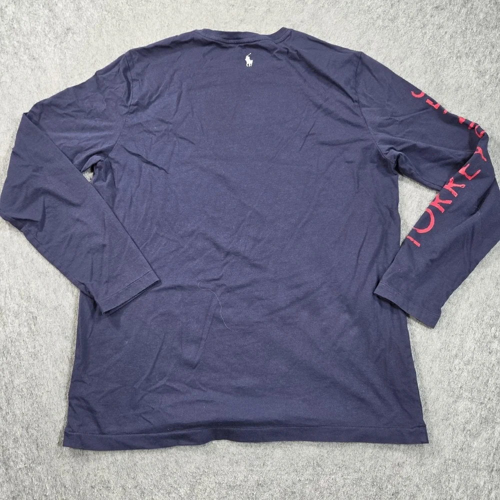 Polo Golf Ralph Lauren Shirt Mens Medium Blue US Open 2021 Torrey Pines Golf